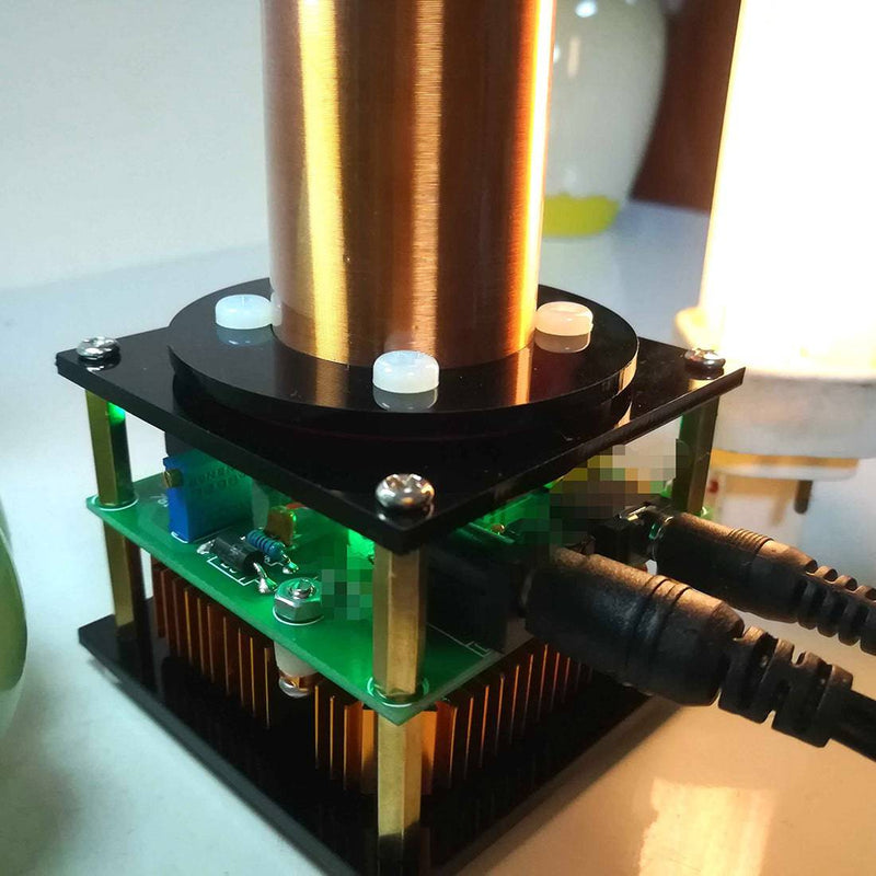 Music Tesla Coil Plasma Lautsprecher – Drahtlose Musikübertragung, Mit Netzadapter