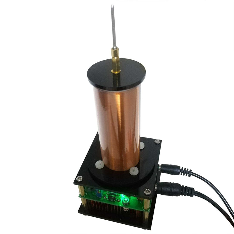 Musical Tesla Coil Plasma Loud Speaker with 24V Power Adapter Experiment- US Plug - stirlingkit