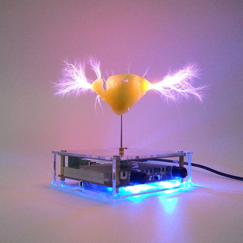 Musicical Tesla Coil Model with Artificial Lightning Experimental Technology Desk Toy - stirlingkit