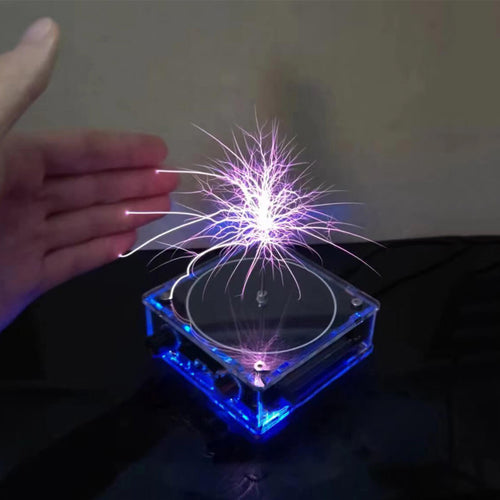 Musicical Tesla Coil Model with Artificial Lightning Experimental Technology Desk Toy - stirlingkit