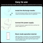 Musicical Tesla Coil Model with Artificial Lightning Experimental Technology Desk Toy - stirlingkit