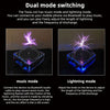 Musicical Tesla Coil Model with Artificial Lightning Experimental Technology Desk Toy - stirlingkit