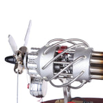 New 16 Cylinder Swash Plate Stirling Engine Butane Generator Upgrade Model with Digital Display Voltage Meter - stirlingkit