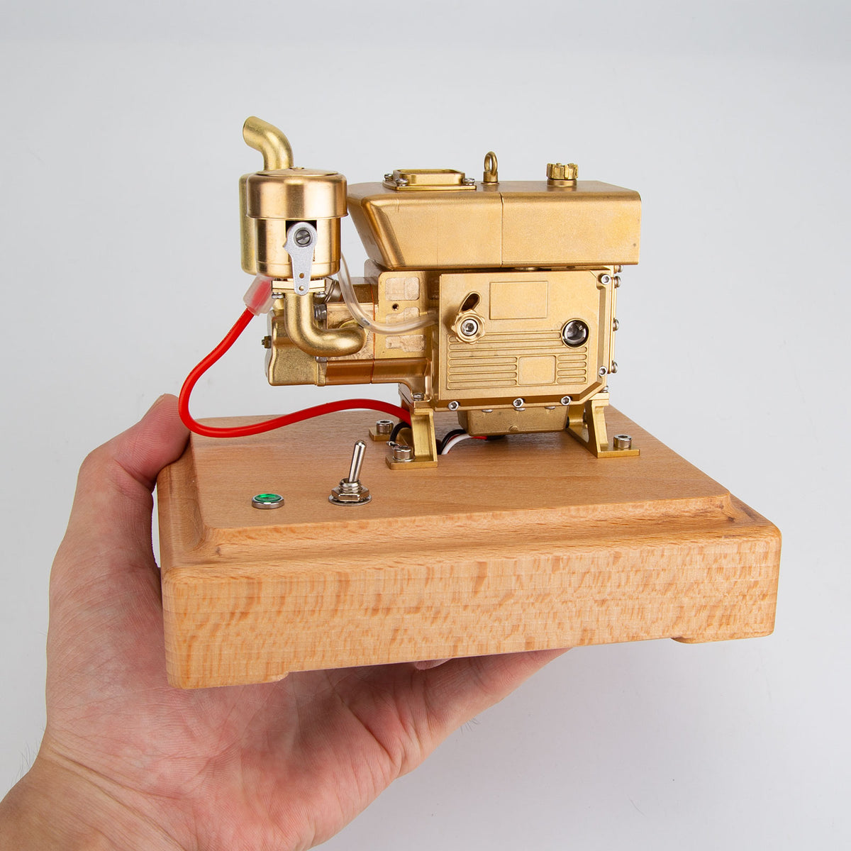 RETROL 1/8 2.6cc Mini Single-Cylinder Gas Powered Motor 4-Stroke Engine Model 2.6cc Upgrade - stirlingkit