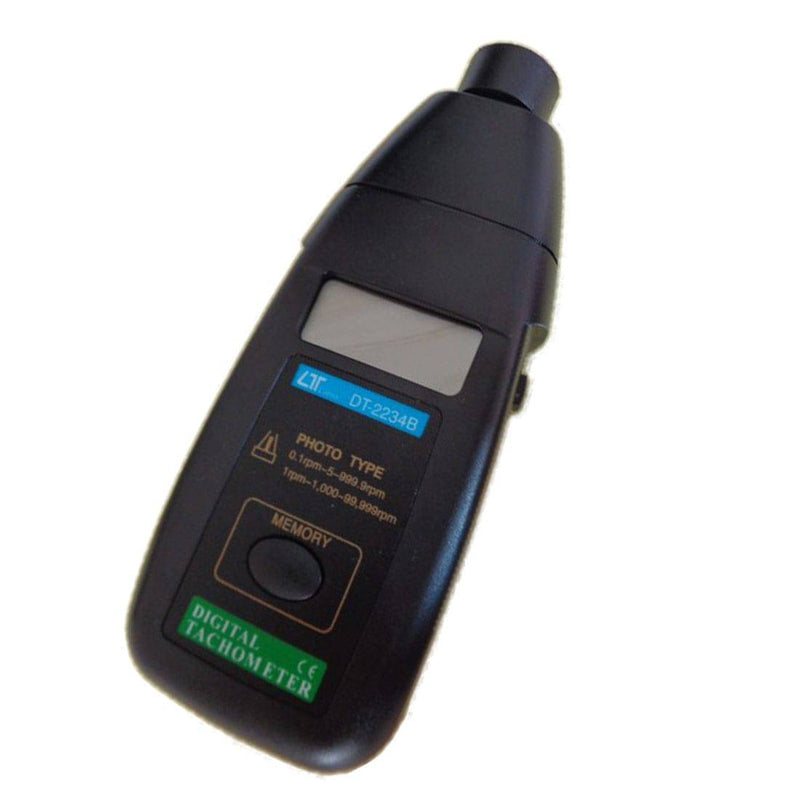 Non Contact Digital Photo Tachometer Motor Speed Gauge Testing for Engine Micro Motor - stirlingkit
