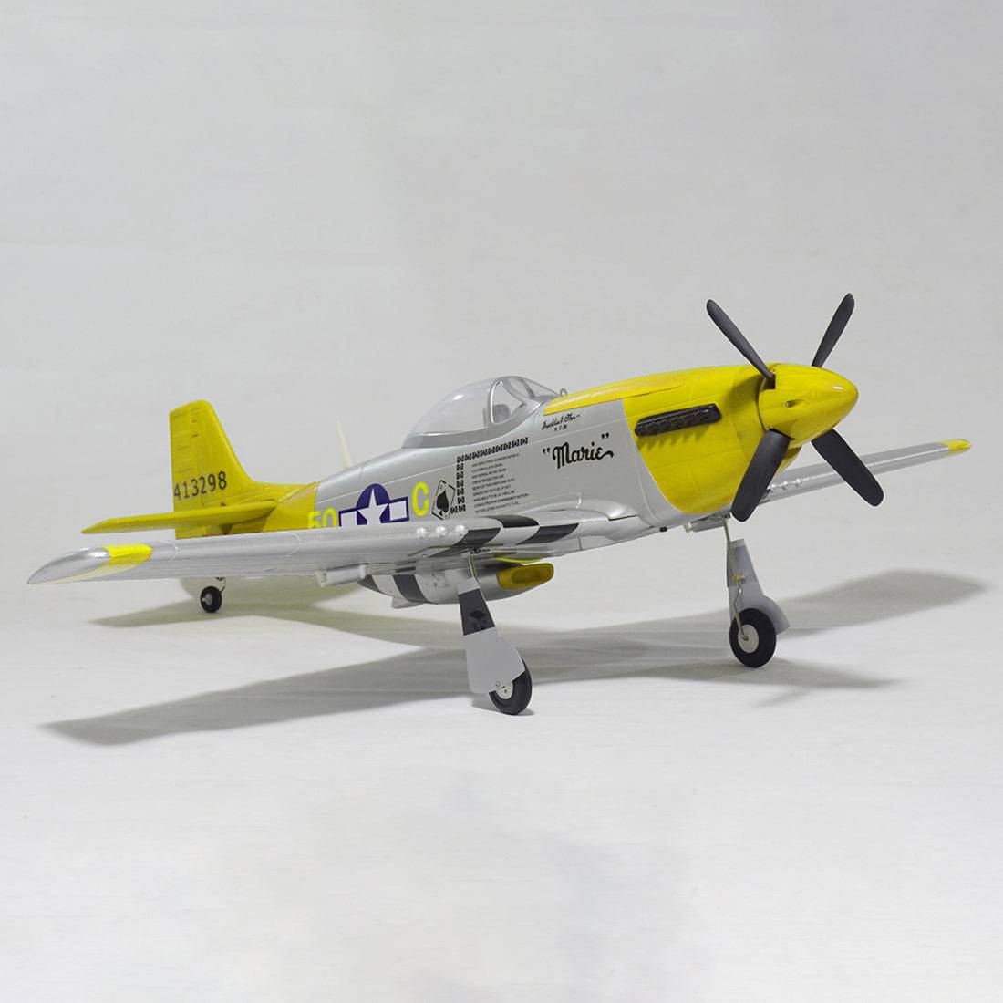 P-51 V2 Electric Airplane Radio Control Plane Fighter 1200mm Wingspan - PNP - stirlingkit