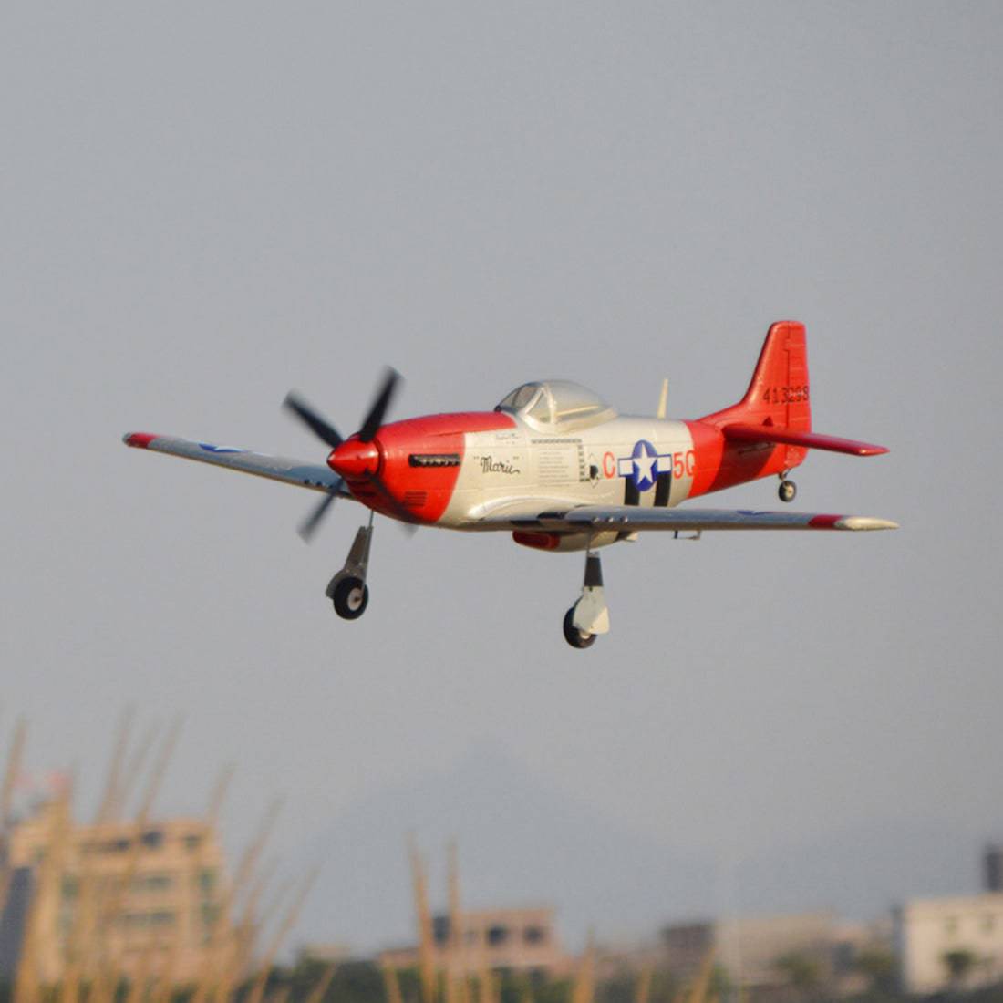 P-51 V2 Electric Airplane Radio Control Plane Fighter 1200mm Wingspan - PNP - stirlingkit