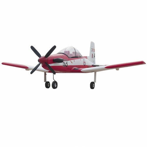 PC-9 SE 1200mm Wingspan RC Air Force Aircraft Airplane Trainer Plane Model PNP Outdoor - Red - stirlingkit