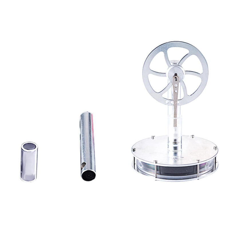 Piston with Glass Tube for Low Temperature Stirling Engine Model - stirlingkit