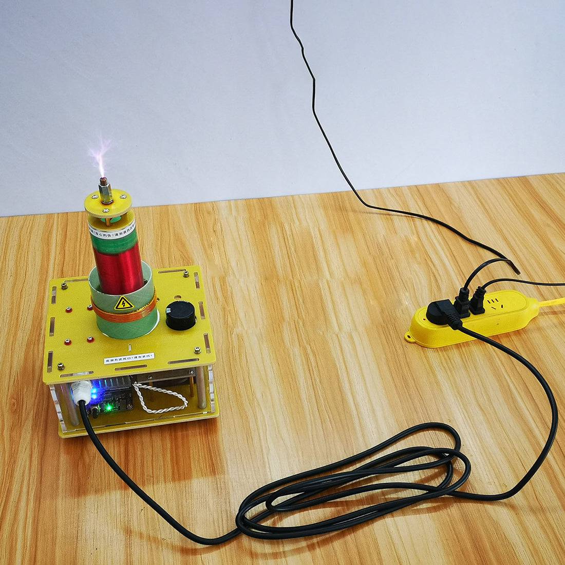 PLLSSTC Musical Tesla Coil Plasma Loud Speakers  C85-240V Science Technology Toy - stirlingkit