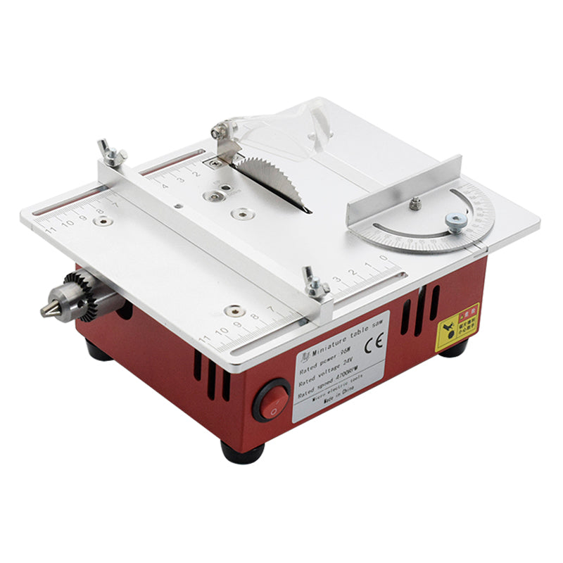 Precision Multifunctional Mini Table Saw Woodworking Lathe Polishing Bench For Engine Model DIY Crafts - stirlingkit