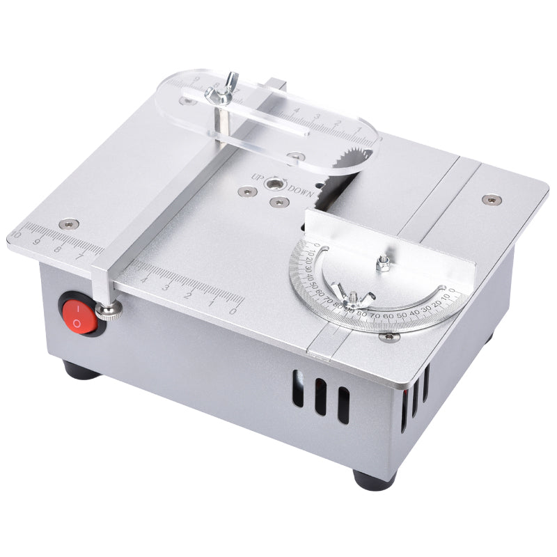 Precision Multifunctional Mini Table Saw Woodworking Lathe Polishing Bench For Engine Model DIY Crafts - stirlingkit
