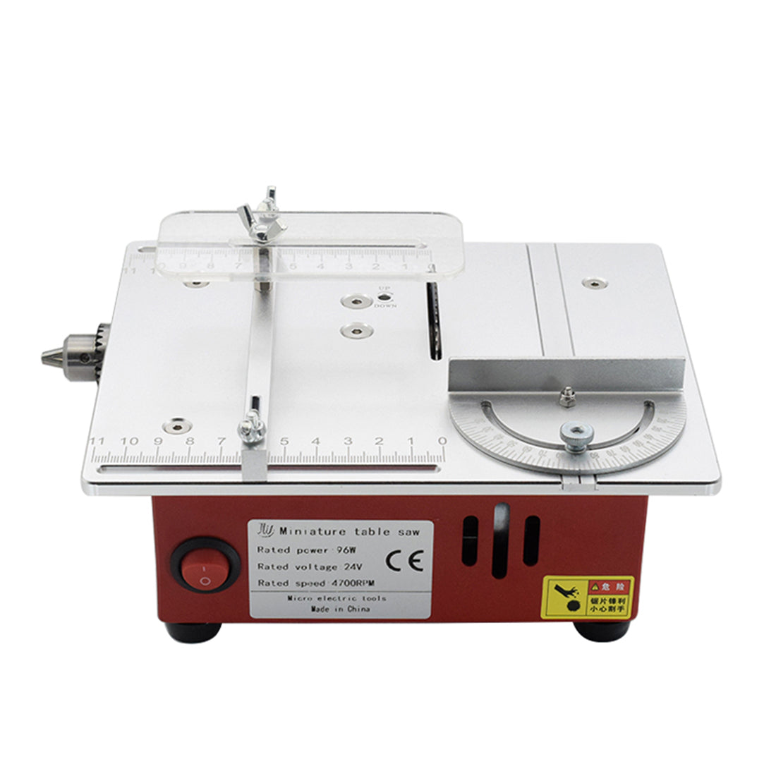 Precision Multifunctional Mini Table Saw Woodworking Lathe Polishing Bench For Engine Model DIY Crafts - stirlingkit