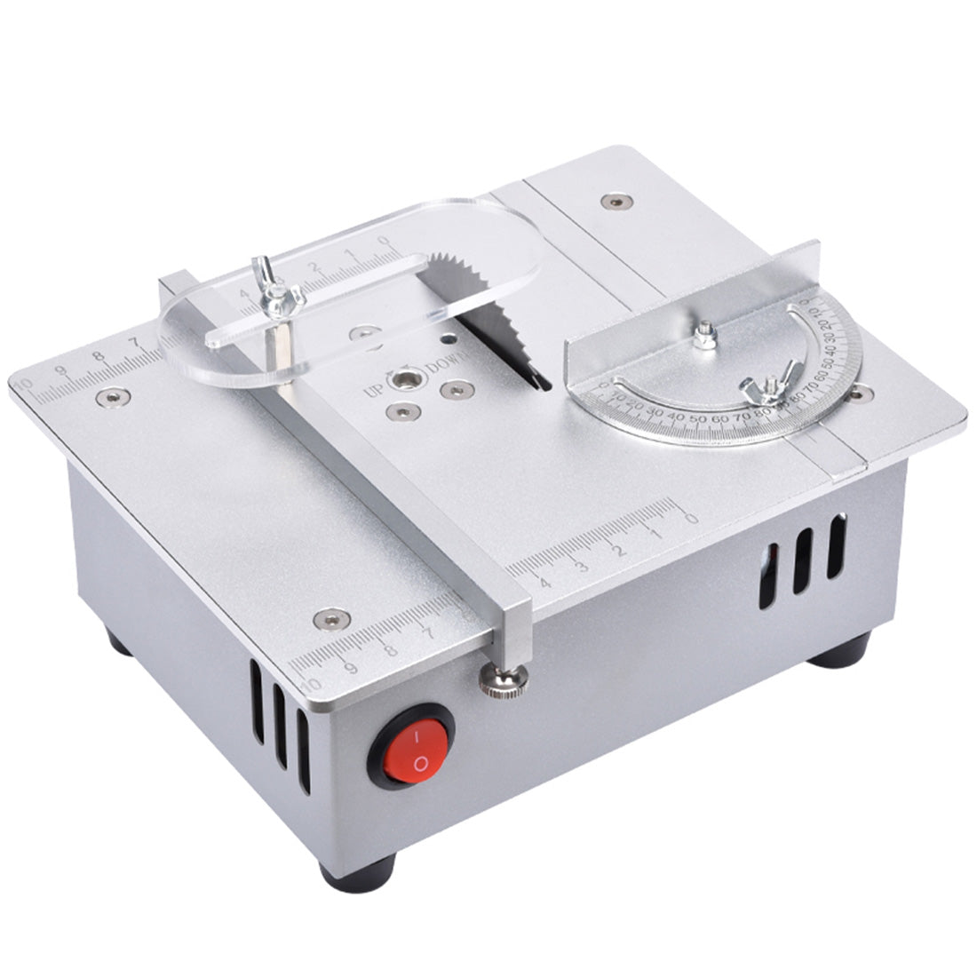 Precision Multifunctional Mini Table Saw Woodworking Lathe Polishing Bench For Engine Model DIY Crafts - stirlingkit