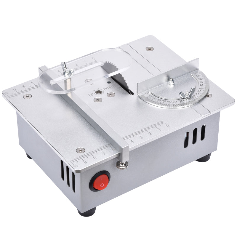 Precision Multifunctional Mini Table Saw Woodworking Lathe Polishing Bench For Engine Model DIY Crafts - stirlingkit