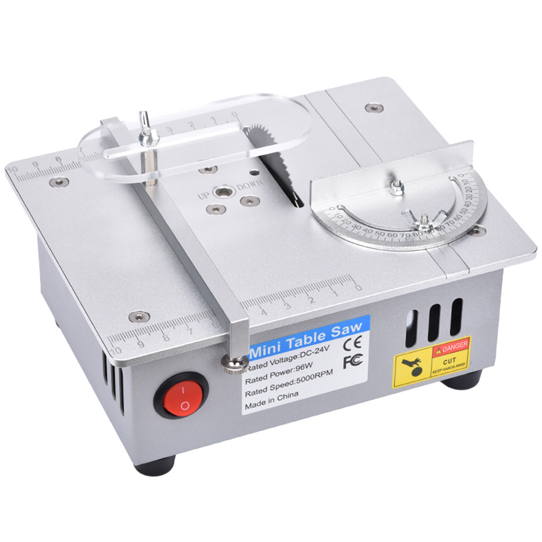 Precision Multifunctional Mini Table Saw Woodworking Lathe Polishing Bench For Engine Model DIY Crafts - stirlingkit