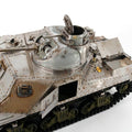 Premium 1/16 2.4G Simulation Metal RC WWII US Light Tank M3 Model Toy with Light & Sound - stirlingkit