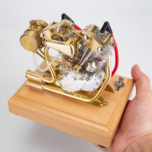 R29 4.2CC Miniature V-Twin Engine Motor OHV for Mini Chopper Bike Motorcycle - stirlingkit
