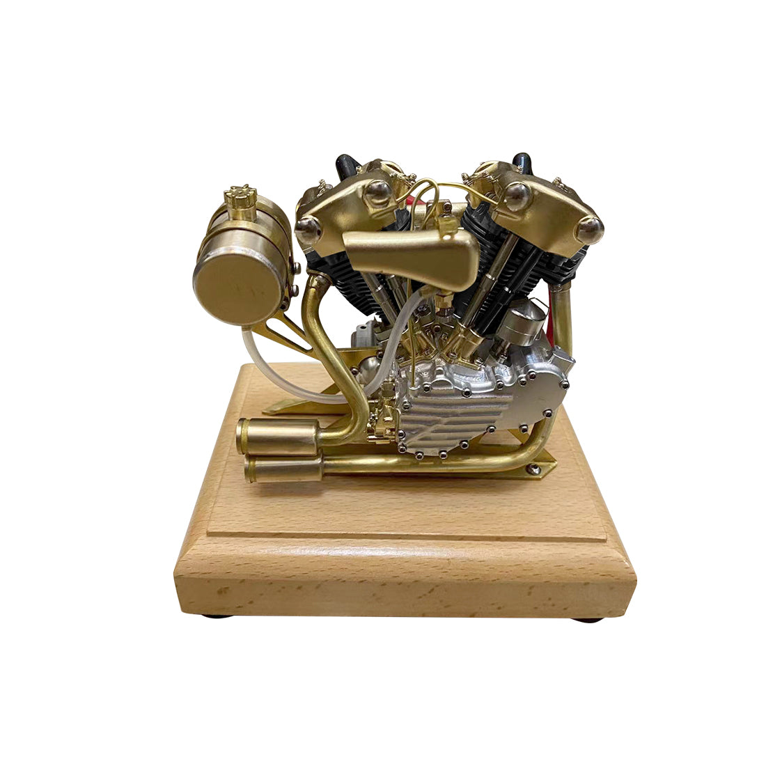 Kit Moteur à Essence Miniature V-Twin 4.2CC 4 Temps - Modèle Mécanique Pour Adultes Et Collectionneurs
