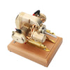 R90S Gasoline Flat-twin Four-stroke Miniature Motorcycle Engine Model 3.2cc ICE Engine - stirlingkit