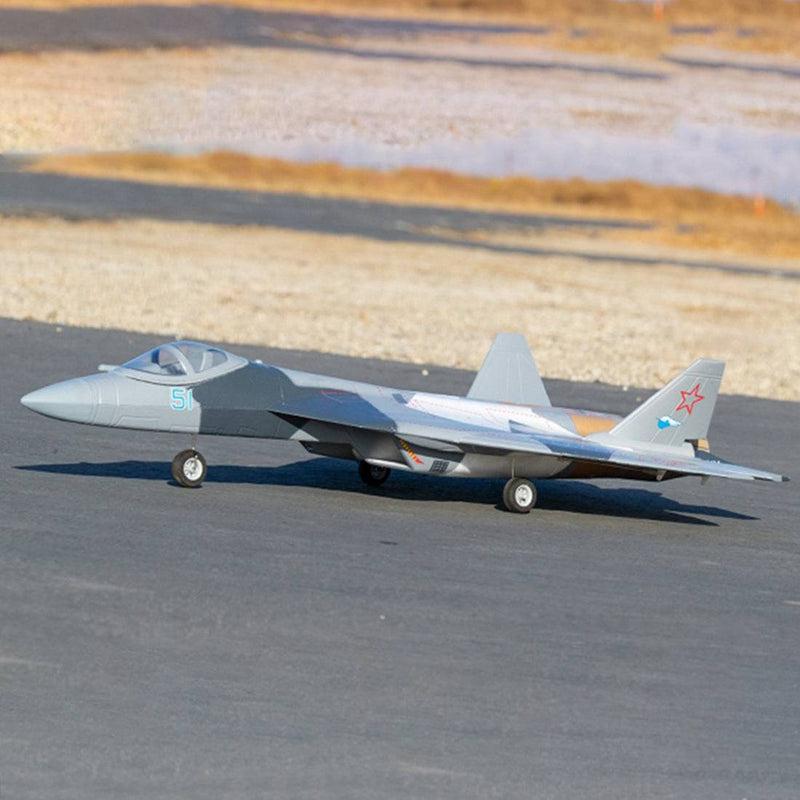 RC EDF Jet T50 640mm Wingspan EPO Aircraft Fighter Plane Hand Throwing RTF - Grey - stirlingkit