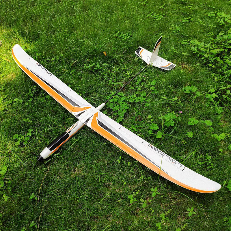 RC Glider PNP EPO Flying Fixed-wing Airplane Hand Throwing Beginner- Yellow - stirlingkit