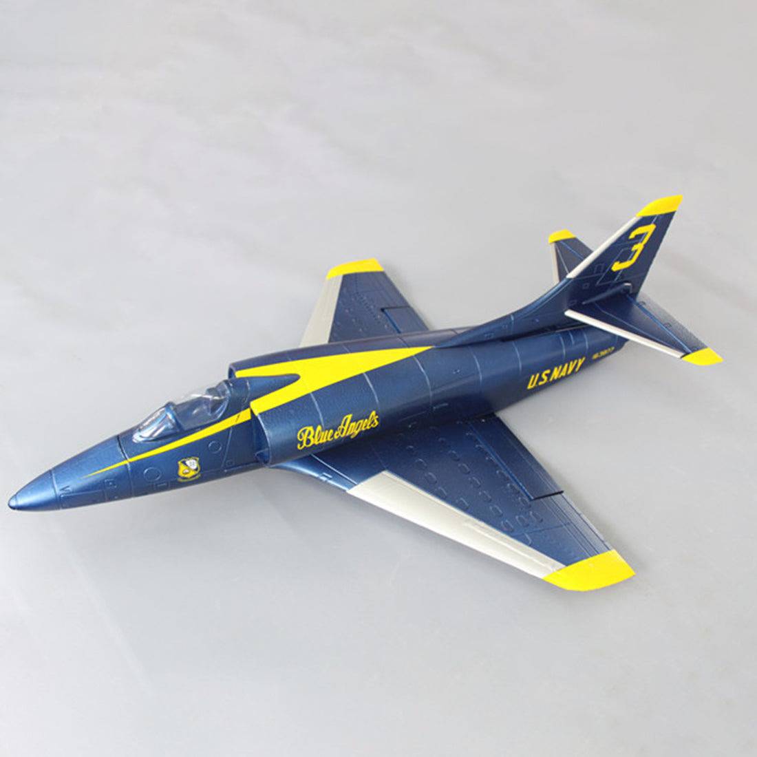 RC Plane Bypass Aircraft Flight EPO 533mm RTF - Navy Blue - stirlingkit