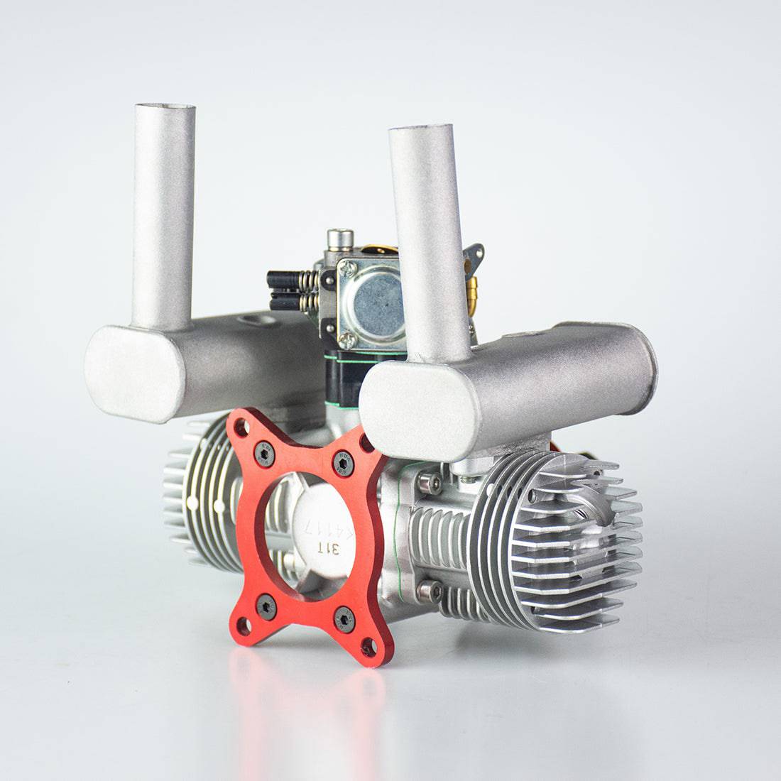 RCGF 31cc 3.7HP 7800rpm Fixed Wing Twin Air Cooled Double-cylinder 2 ...