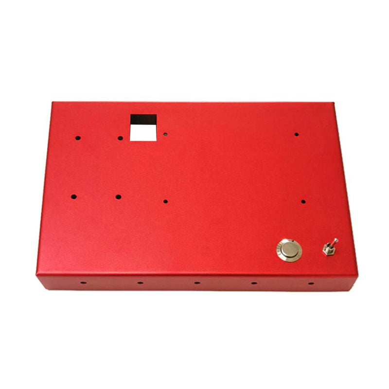 Red Metal Fixing Bracket Base for TOYAN FS-L400 Engine Model - stirlingkit