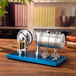 Hot Air Stirling Engine Model Generator Motor Educational Steam Power Toy - stirlingkit