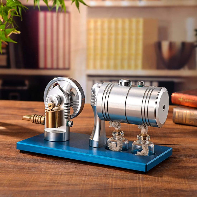 Hot Air Stirling Engine Model Generator Motor Educational Steam Power Toy - stirlingkit