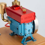 RETROL MUSA 2.2cc Four-stroke One-Cylinder Tractor Gas Engine Model for Farm Collector - stirlingkit