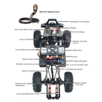 RGT EX86181 CRUSHER 1/10 RTR 2.4G 4WD Electric RC All-terrain Climbing Car Off-road Vehicle - stirlingkit