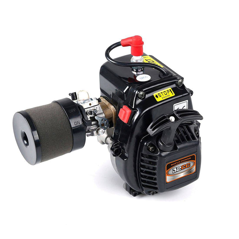 ROFUN 32cc Single-cylinder Two-stroke RC Engine for 1/5 RC Gasoline Model Car - stirlingkit