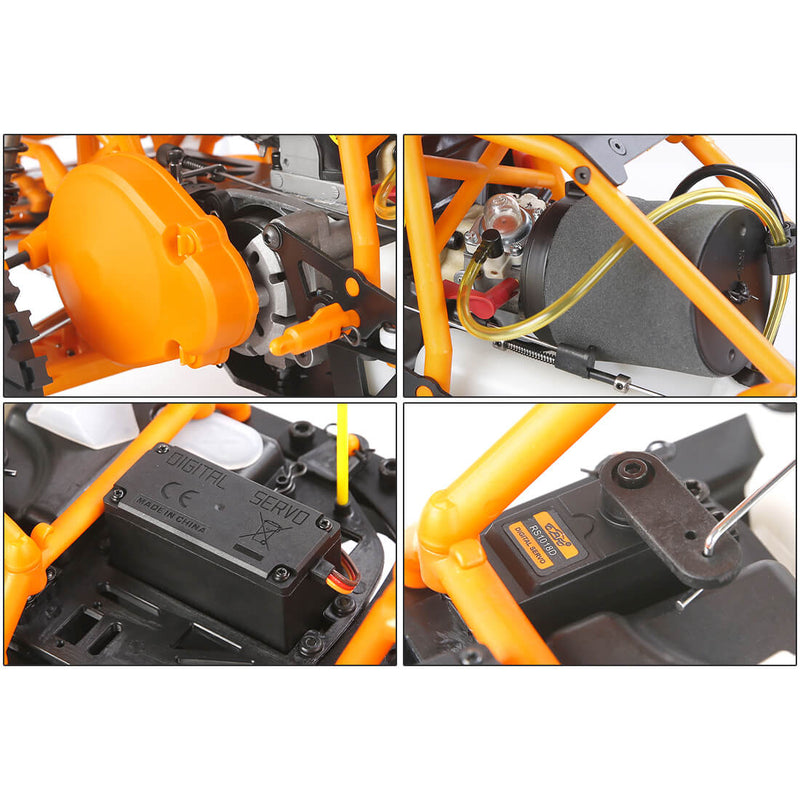ROFUN BAHA360C02 High-speed RC RTR Baja Off-road Car Model RTR 1/5 2.4G 2WD 70km/h - stirlingkit