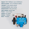 RUIFEIYA NR200 Watercooled Inline 2-cylinder 4-stroke Nitro Engine Model 8.6cc - stirlingkit