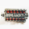 Running V12 Solenoid Engine Metal Brushless Electromagnetic Engine Model - stirlingkit