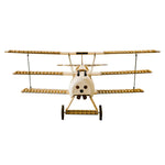 S1804 Lightweight Balsa Wood KIT Triplane RC Electric Fixed-wing Aircraft - stirlingkit