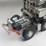 SCALECLUB 1/14 RC Semi-Trailer Truck Heavy Construction Machinery Vehicle with Metal Chassis (No Electronics) - stirlingkit