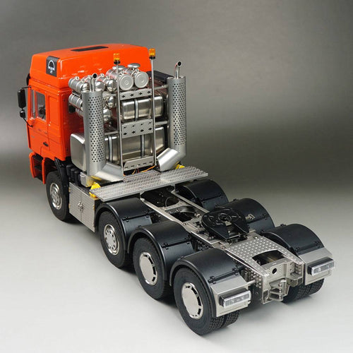 SCALECLUB 1/14 RC Semi-Trailer Truck Heavy Construction Machinery Vehicle with Metal Chassis (No Electronics) - stirlingkit