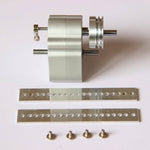 Sealed Metal Gearbox with Pulley Hanger for DIY Gasoline Powered Model Car - stirlingkit