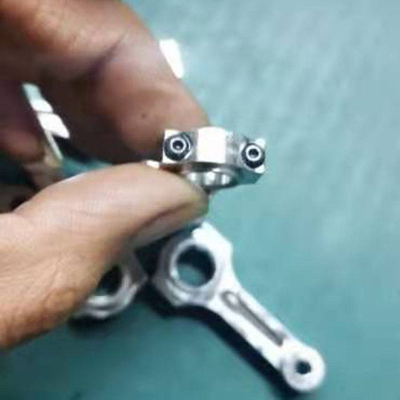 Silver Connecting Rod for 32cc Four-cylinder In-line Water-cooled Gasoline Engine - stirlingkit