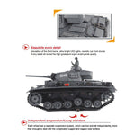 Simulated 1:16 German III L Tank 2.4G Remote Control Model Military Tank - stirlingkit