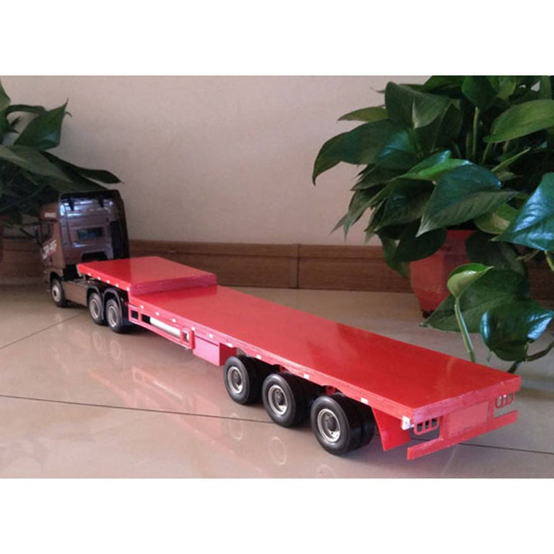 Simulation Full Scale RC Tow Truck Detachable Flatbed Semi Trailer Engineering Tractor 2-speed Gearshift 1/24 2.4G RTR - stirlingkit