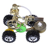 Single Cylinder Hot Air Stirling Engine Powered Electric Car with LED Light - stirlingkit