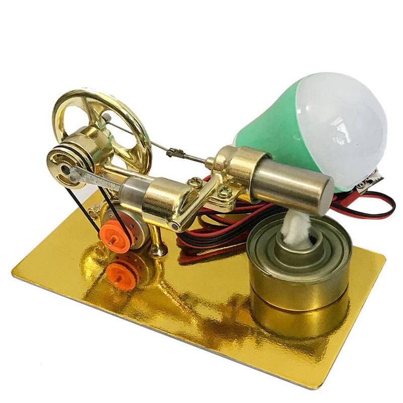 Kit de moteur Stirling - Jouet mécanique à basse température - Modèle scientifique de bureau - Machine à vapeur pédagogique - Kit d'expérimentation - Outil d'apprentissage interactif pour Kit de moteur Stirling - Jouet mécanique à basse température - Modèle scientifique de bureau - Machine à vapeur pédagogique - Kit d'expérimentation - Outil d'apprentissage interactif pour