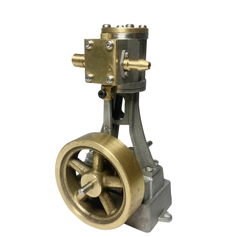 Vertical Single-cylinder Stirling Mini Steam Engine without Boiler for 50-100cm Ship - stirlingkit