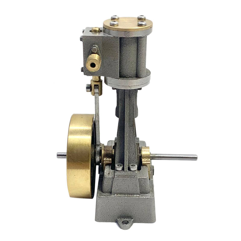 Vertical Single-cylinder Stirling Mini Steam Engine without Boiler for 50-100cm Ship - stirlingkit