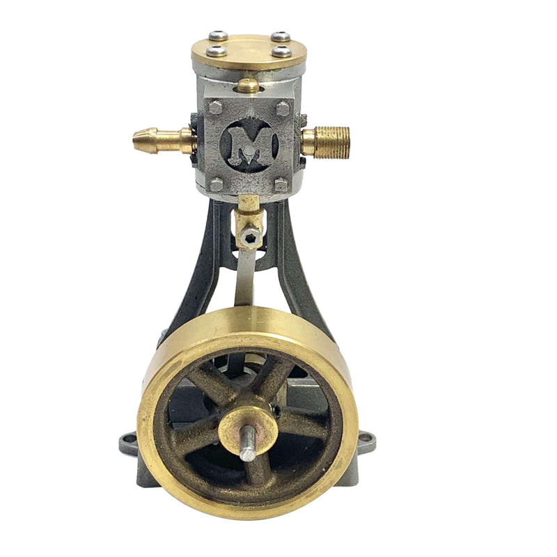 Vertical Single-cylinder Stirling Mini Steam Engine without Boiler for 50-100cm Ship - stirlingkit