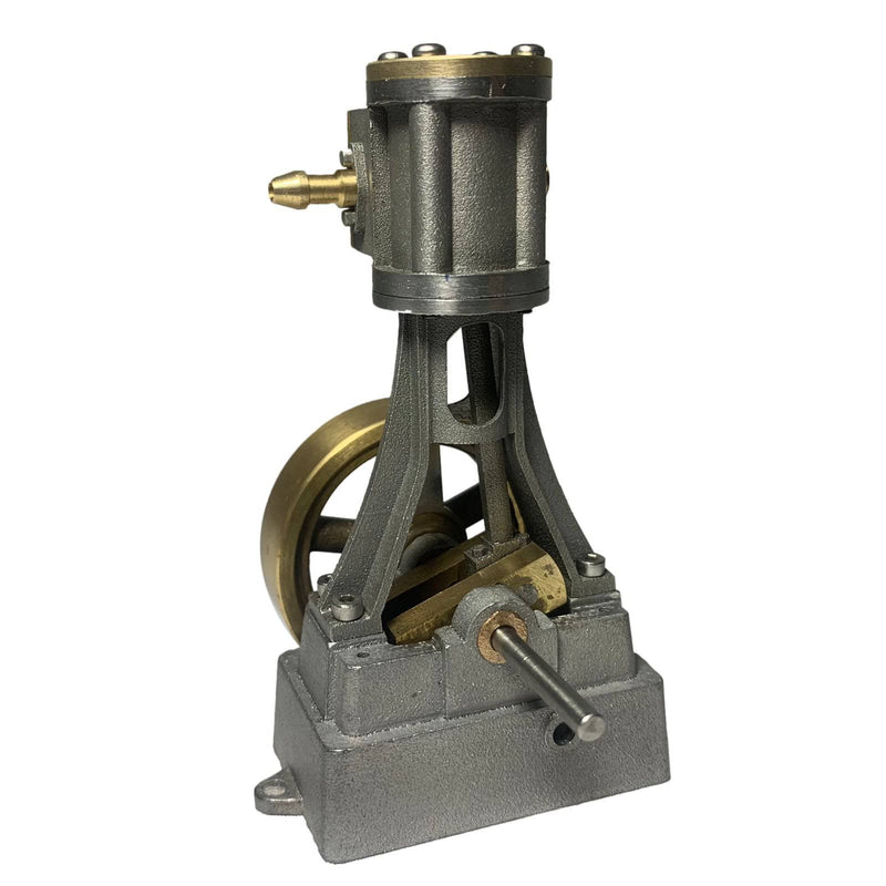 Vertical Single-cylinder Stirling Mini Steam Engine without Boiler for 50-100cm Ship - stirlingkit